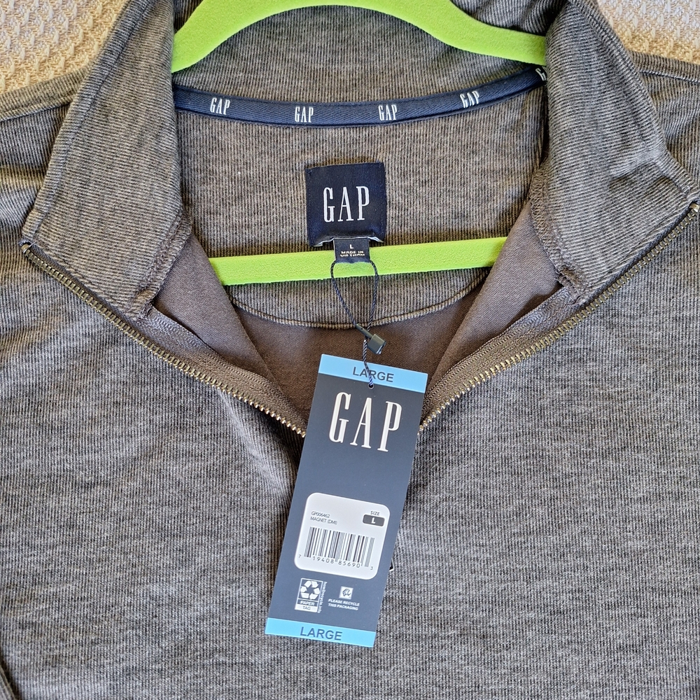 GAP Men's Gray Long Sleeve Shirt - Picture 4 of 8
